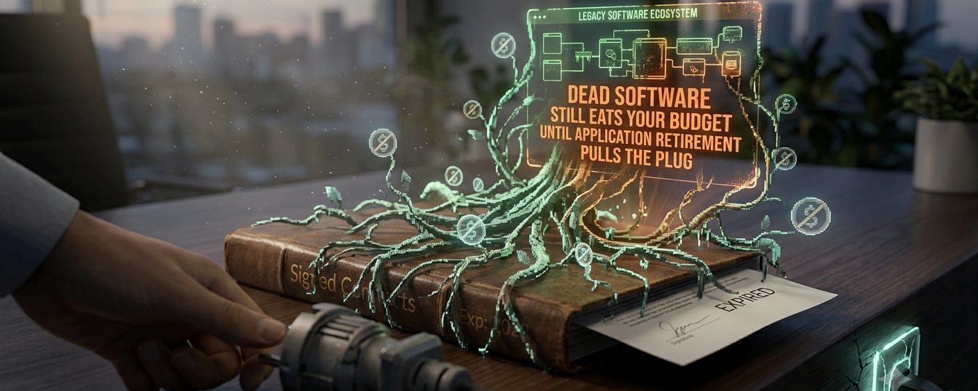Dead Software Still Eats Your Budget Until Application Retirement Pulls the Plug