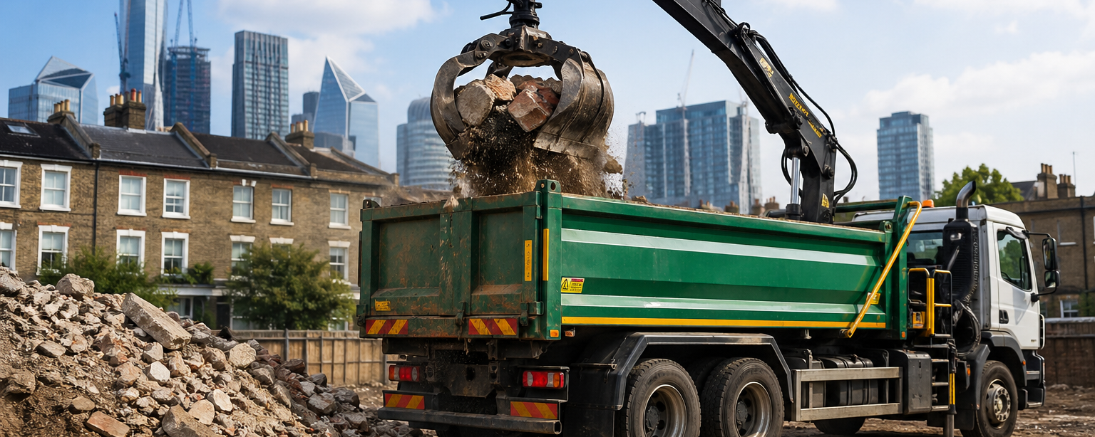 Local Grab Lorry Hire London for Fast Waste Removal